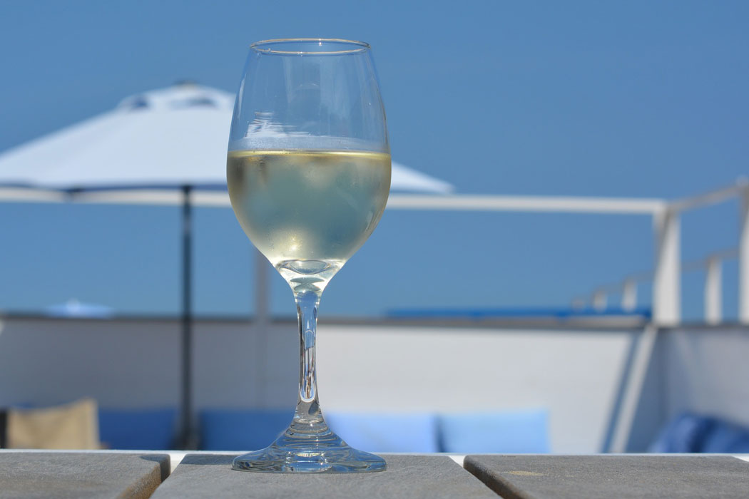 Weisswein im Sommer auf Mallorca