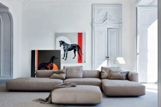 Sofa Zanotta macht sich gut auf Mallorca