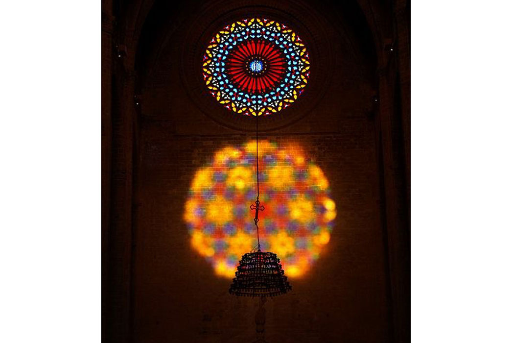 Lichtspektakel in Palmas Kathedrale