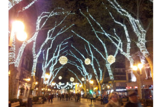 Weihnachtsbeleuchtung in Palma