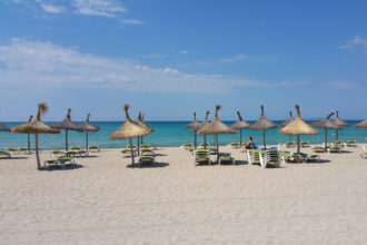 Wrack an der Playa de Palma